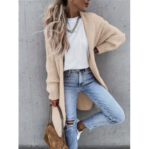  Women s Long Sleeve Knitted Cardigan