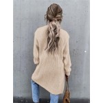  Women s Long Sleeve Knitted Cardigan