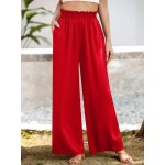  Paperbag Waist Wide Leg Pants