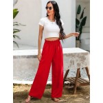  Paperbag Waist Wide Leg Pants