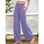  Paperbag Waist Wide Leg Pants