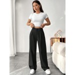  Women s Solid Color Long Pants For Spring And Summer