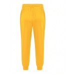 Women Simple Solid Color Drawstring Jogger Pants