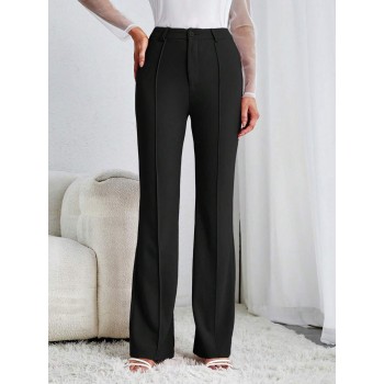  Tall Solid Flare Leg Pants