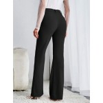  Tall Solid Flare Leg Pants