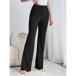  Tall Solid Flare Leg Pants